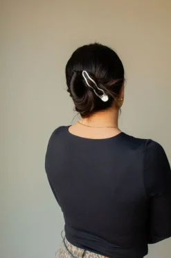 Andi Abstract Alligator Claw Clip