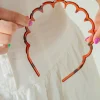 Andi Amber Tortoise Wide Tooth Headband