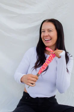 Andi x Katie Lynn Bright Checkered Lanyard