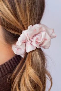 Andi x Rad Rev Pink Bows Jumbo Scrunchie