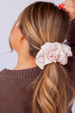 Andi x Rad Rev Pink Bows Jumbo Scrunchie