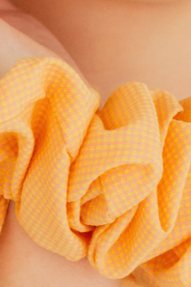 Andi Apricot Crush Jumbo Scrunchie