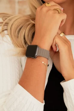 Andi Ash Brown Magnetic Loop Watch Band