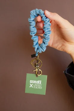 Andi Baby Blue Jean Keychain