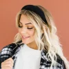 Andi Black Cushioned Hard Headband