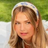 Andi Blue Jasmine Padded Headband