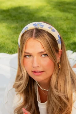 Andi Blue Jasmine Padded Headband