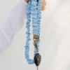 Andi Blue Striped Lanyard