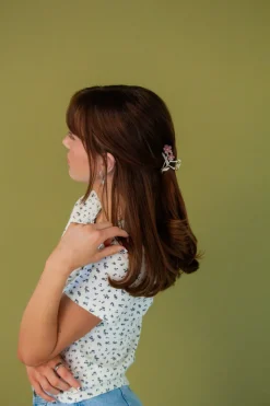 Andi Blush Blossom Claw Clip
