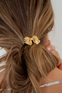 Andi Bow Charm Ponytail Holder