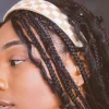 Andi Brown Checkered Hard Headband