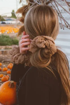 Andi Brown Sugar Jumbo Scrunchie