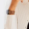Andi Brown Waffle Scrunchie Band Compatible with Apple Watch