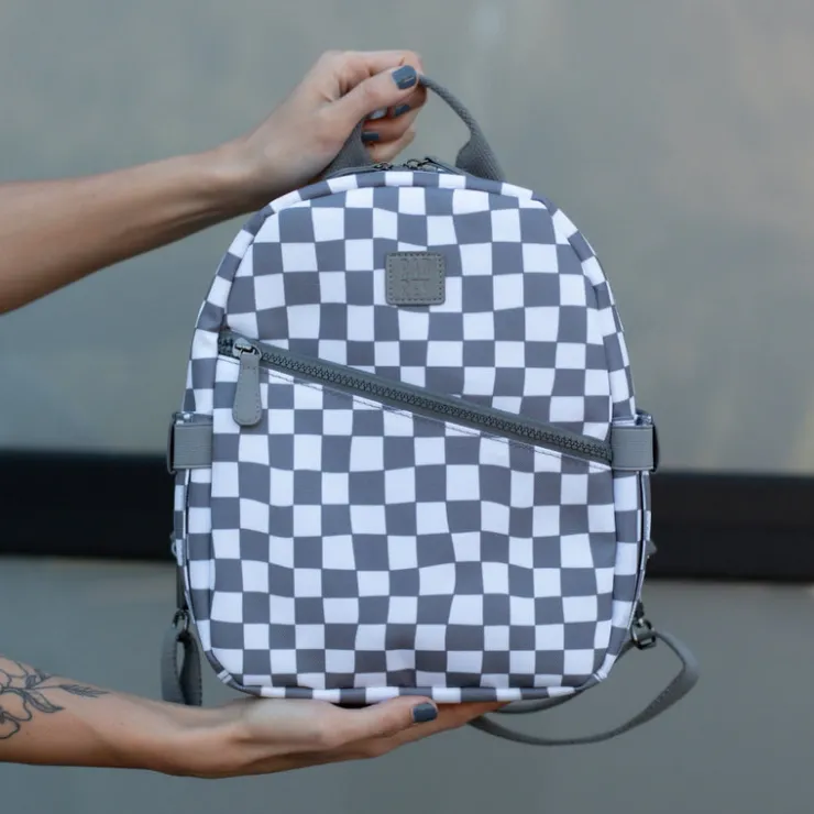 Andi Canvas MINI in Grey Check