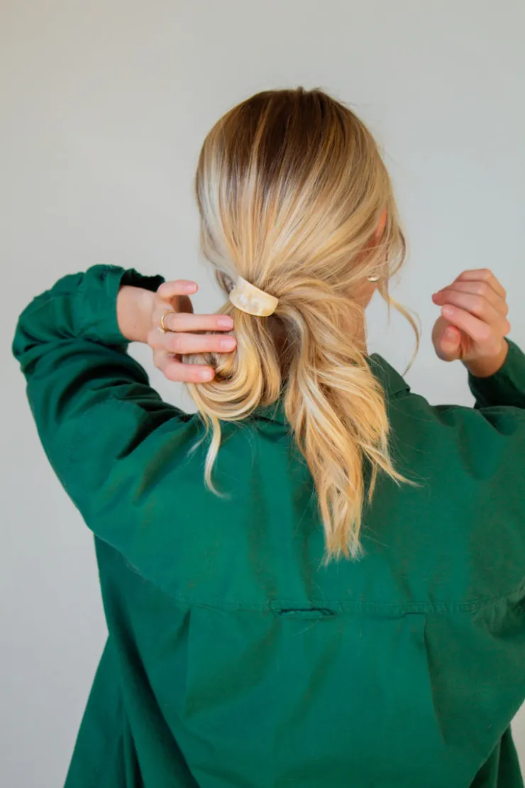 Andi Caramel Latte Ponytail Cuff