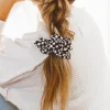 Andi Checkerboard Oversized Scrunchie