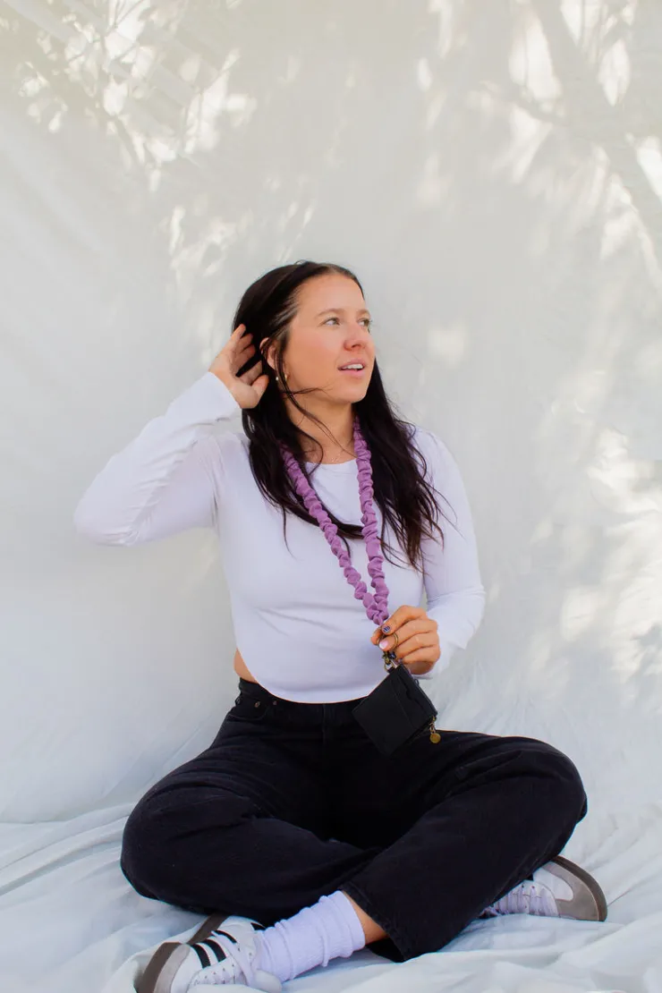 Andi Chunky Purple Lanyard