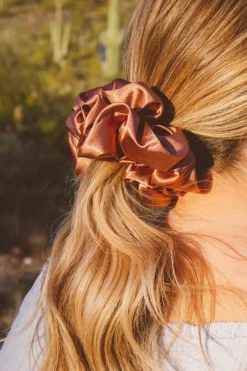 Andi Clay Satin Jumbo Scrunchie