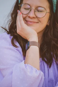Andi Cocoa Magnetic Loop Watch Band
