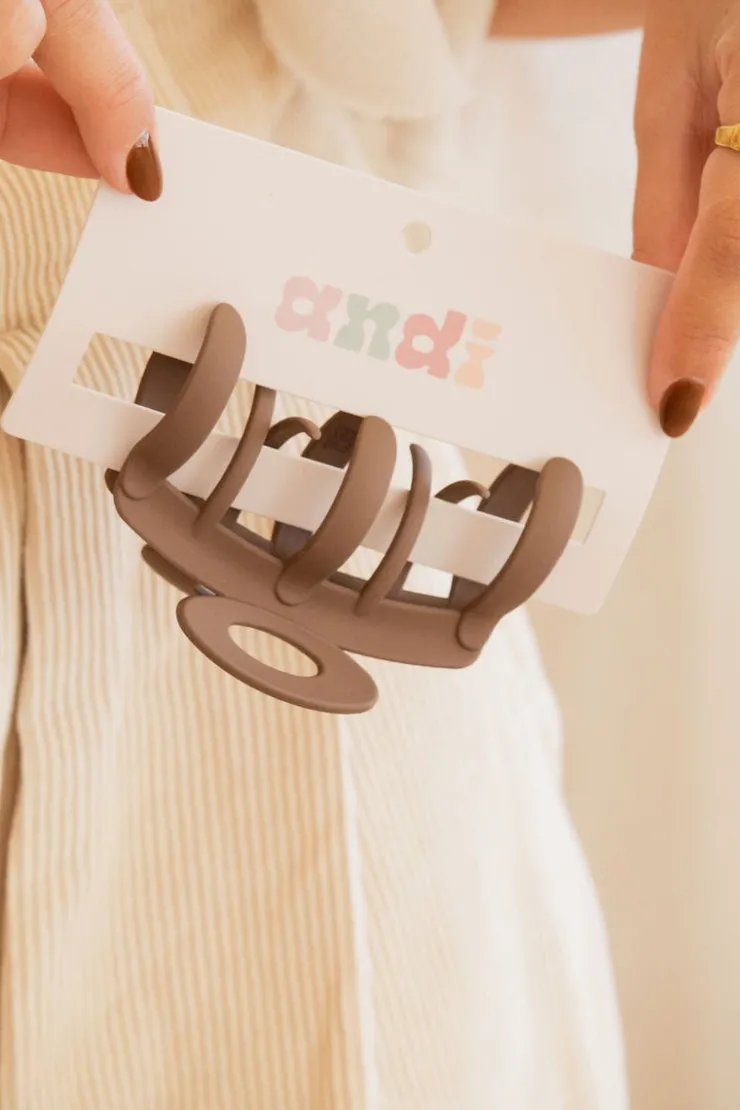 Andi Coffee Claw Clip