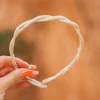 Andi Cream Acetate Braided Headband