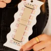 Andi Cream Thick Weaved Adjustable Elastic Watch Band