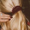 Andi Crimson Bird Nest Expng Hair Claw