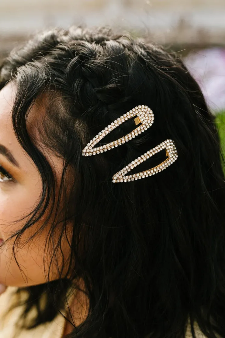 Andi Crystal Sparkle Clips