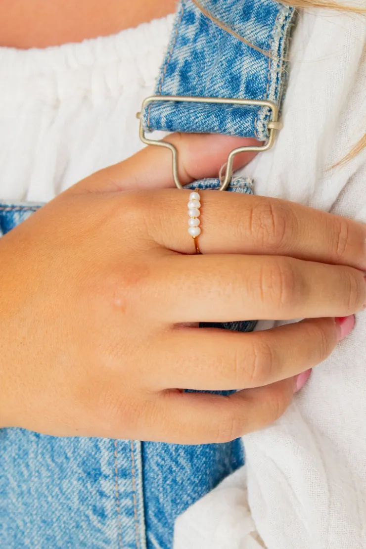 Andi Dainty Freshwater Pearl Ring