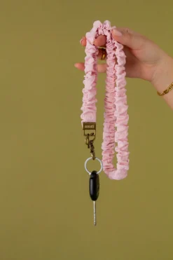 Andi Dainty Pink Textured Lanyard