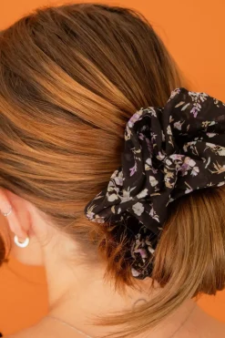 Andi Dark Orchid Jumbo Scrunchie