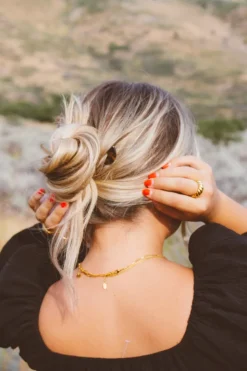 Andi Dark Tortoise Chignon Pin