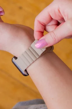 Andi Desert Tan Magnetic Loop Watch Band