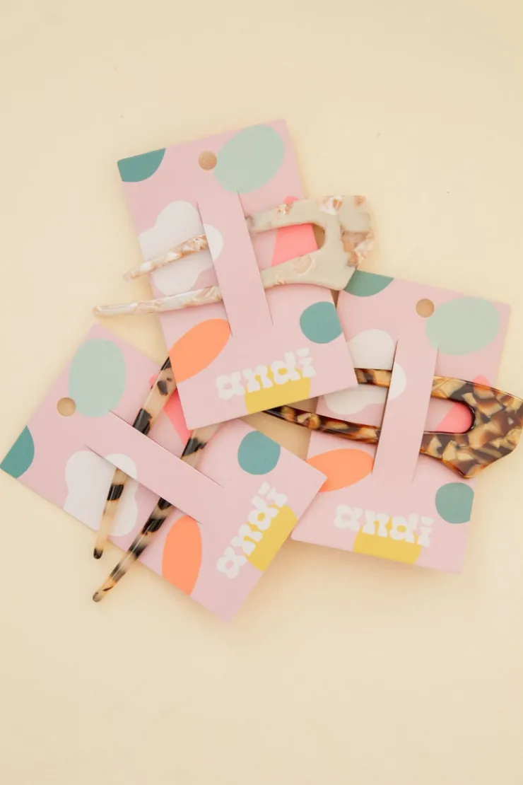 Andi Eccentric Marble Hair Pin