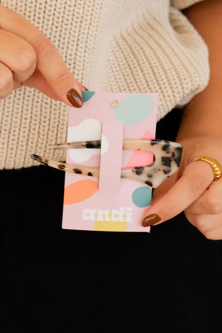 Andi Eccentric Marble Hair Pin
