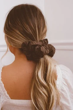 Andi Espresso Jumbo Scrunchie