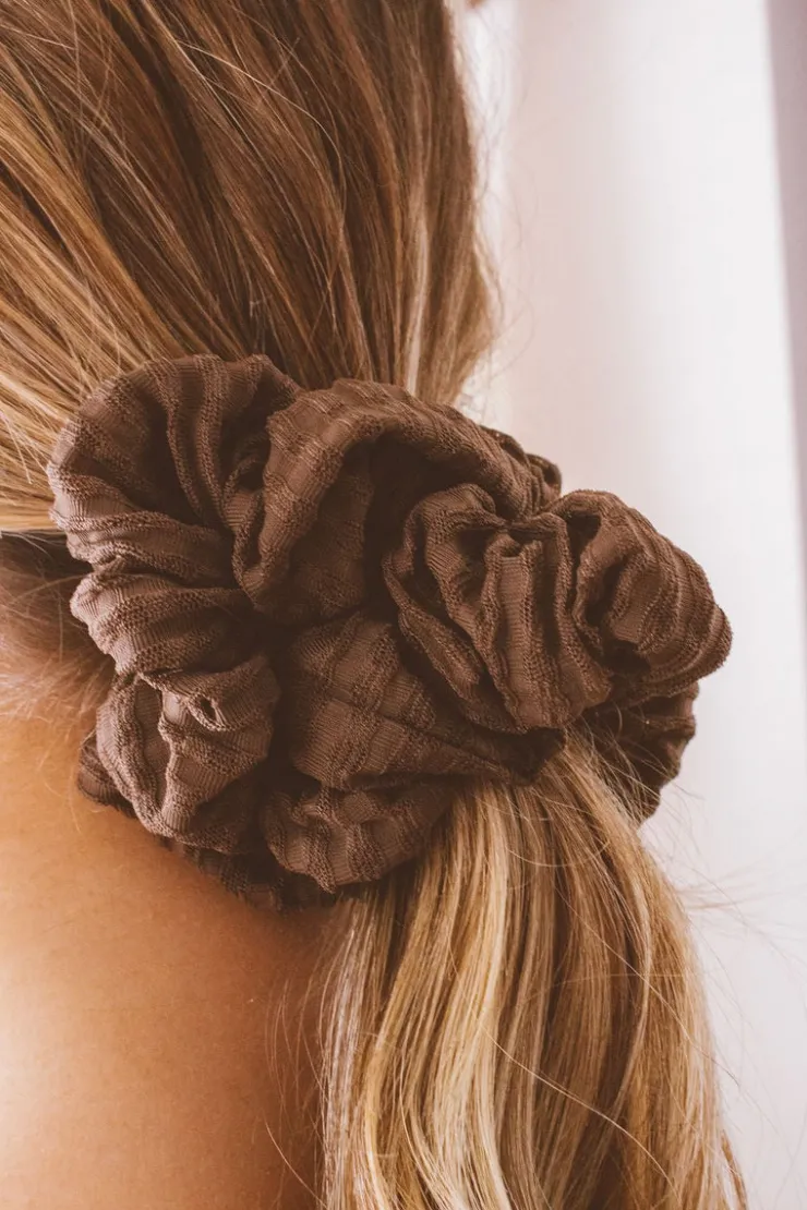 Andi Espresso Jumbo Scrunchie