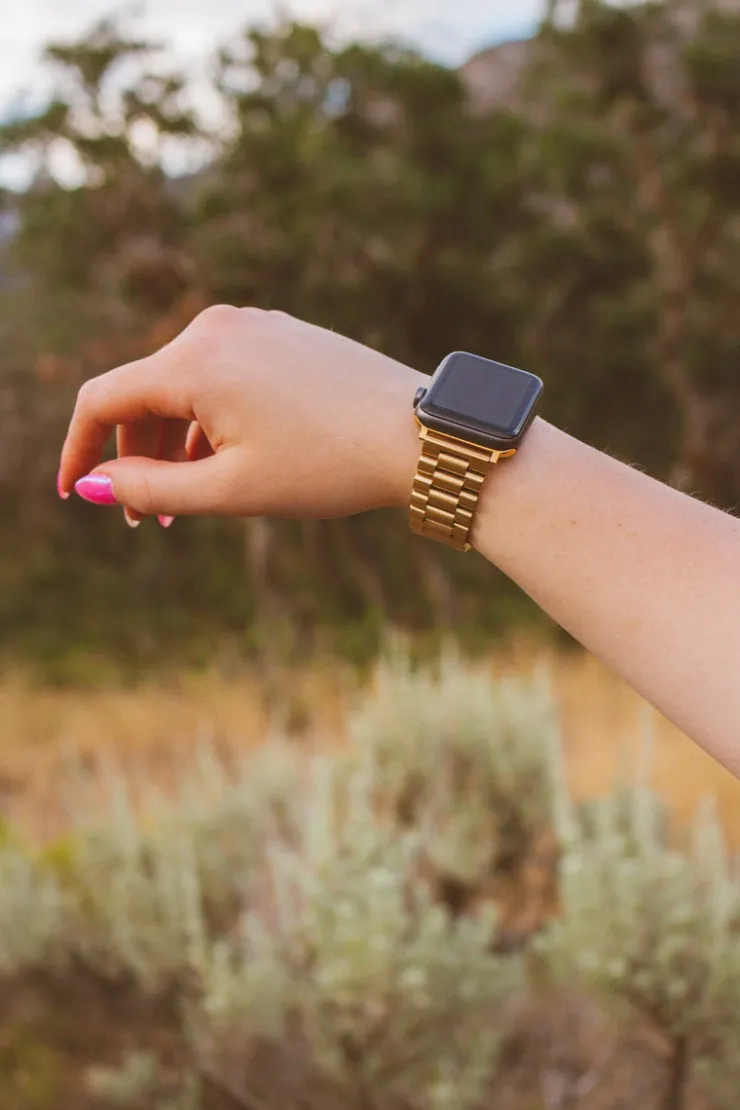 Andi Essential Gold Apple Watch Band