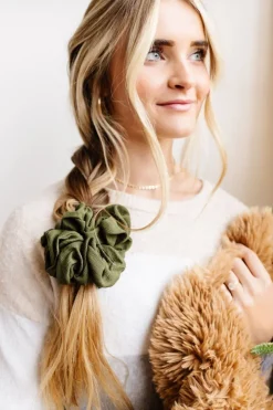 Andi Evergreen Jumbo Scrunchie