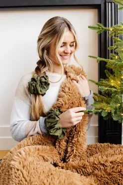 Andi Evergreen Jumbo Scrunchie