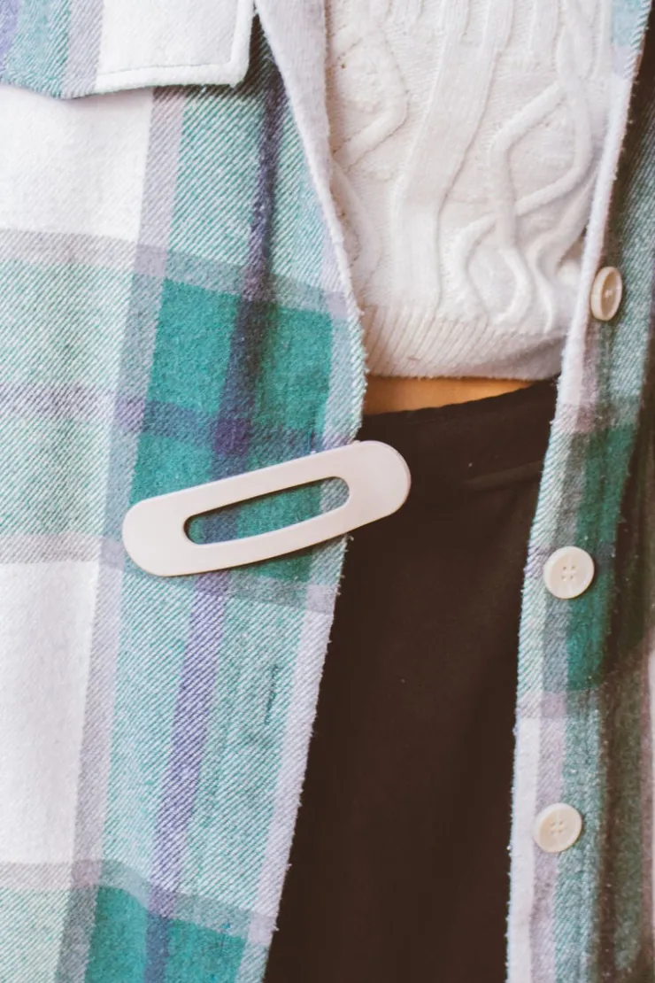 Andi Flat Matte Claw Clip