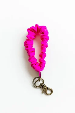 Andi Fuchsia Athletic Keychain
