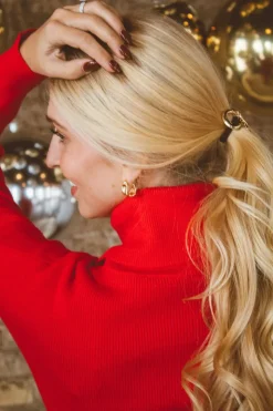 Andi Gilded Bow Ponytail Cuff