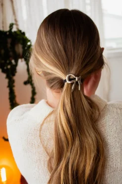 Andi Gilded Bow Ponytail Cuff
