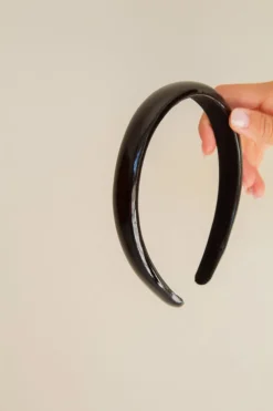 Andi Glossy Leather Headband