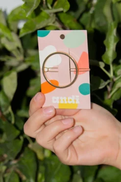 Andi Gold Circle Clip