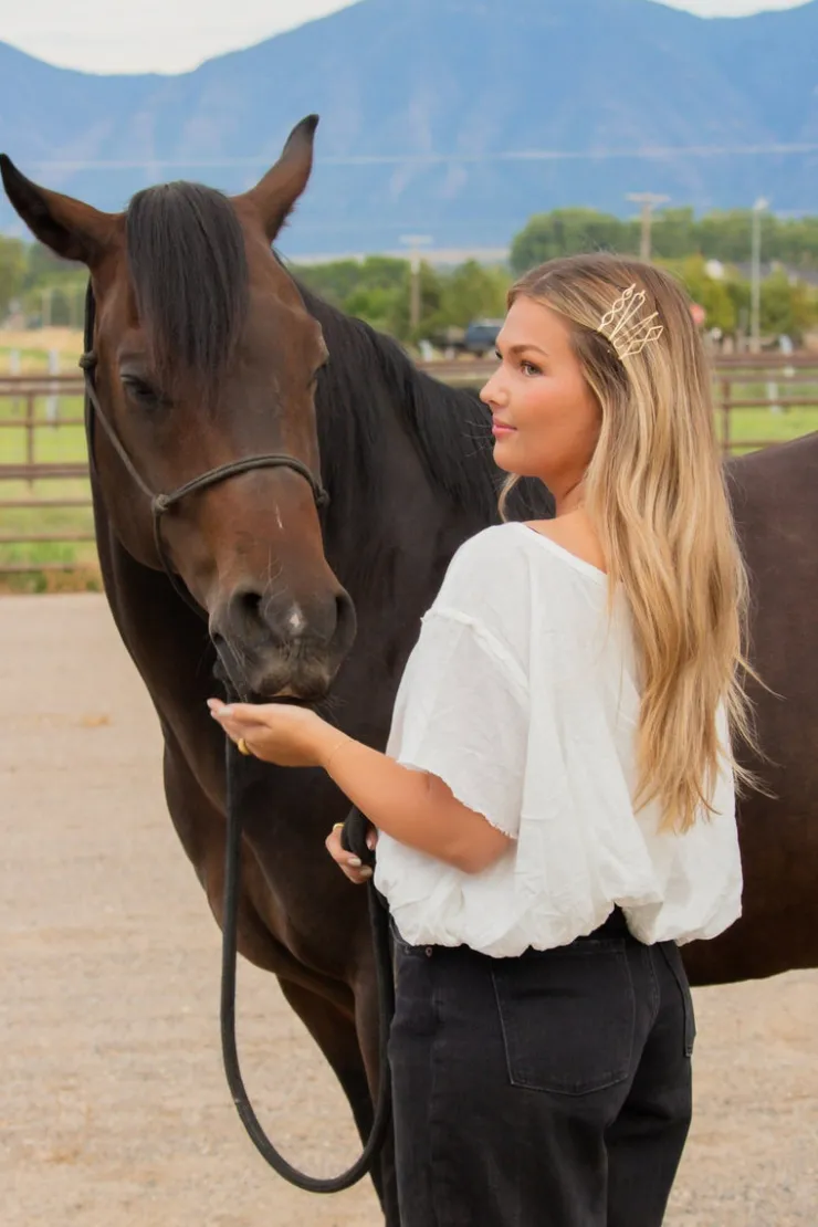 Andi Golden Lasso Bobby Pins