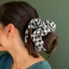 Andi Gothic Gingham Jumbo Scrunchie