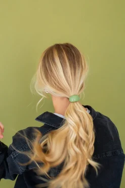 Andi Green Ponytail Cuff