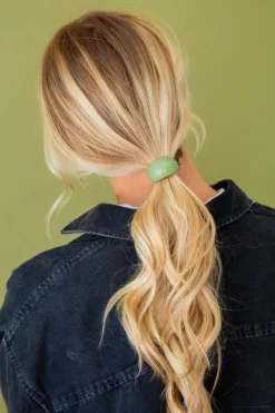 Andi Green Ponytail Cuff